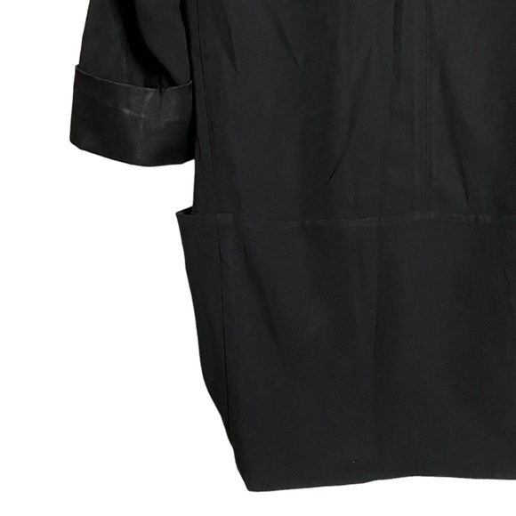 Wilfred Black Blazer Lined 3/4 Sleeves Folded Cuffs Silky Pockets Small - Picture 9 of 13